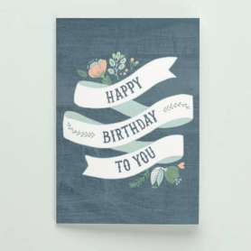 Garden Party Birthday Gift Card