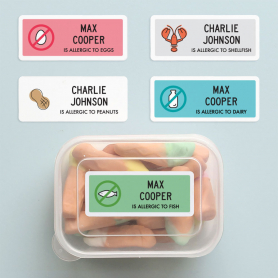 Allergy Name Labels