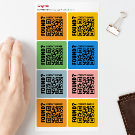 QR Code Labels - Rectangle